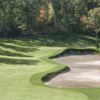 A view of the par-4 7th hole with bunker and green at Red Tail Golf Club