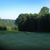 A view of the 6th green flanked by bunkers at D. Fairchild Wheeler Golf Course - Black