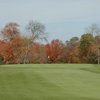 A view of green with bunker on the right at Glen Ellen Country Club
