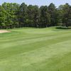 A view of the 16th green with bunker on the left at Bayberry Hills Golf Course