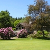 A view of the clubhouse at Shaker Farms Country Club