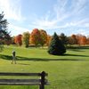 A fall view from tee at Mt Anthony Golf & Tennis Club