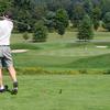 A view of the 8th green at Brattleboro Country Club
