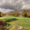 A fall view of hole #9 at Green Mountain National Golf Course