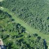 Aerial view of the 12th hole at Haystack Golf Club