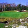 A fall view of green at Highland Green Golf Club