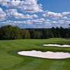 A view of green #1 at Penobscot Valley Country Club