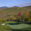 A view of hole #4 at Sunday River Golf Club