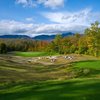 A view of green #14 at Sunday River Golf Club