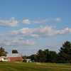 A view from the 6th fairway of the clubhouse at Wilson Lake Country Club