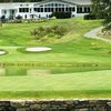 A view of the clubhouse at Rockrimmon Country Club