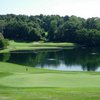 A view of green with water coming into play at Rockrimmon Country Club