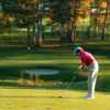 A view from tee at Spring Meadows Golf Club