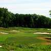 The short par-4, 412-yard 17th hole features the smallest size green on the course.